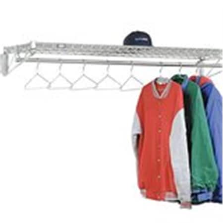 Nexel 36 In. Garment Storage Wall Unit- Chrome GW36C